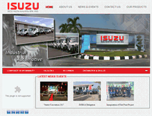 Tablet Screenshot of isuzu-hicom.com.my
